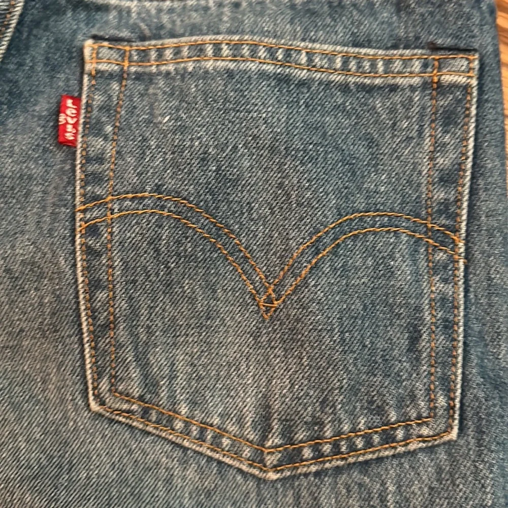 Levi's Women's Straight Leg Jeans in Blue - Picture 6 of 13